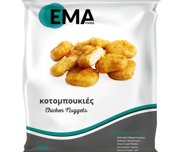 κοτομπουκιές EMA Foods κατεψυγμένα τρόφιμα, θαλασσινά, λαχανικά, κρεατοσκευάσματα, αρτοσκευάσματα
