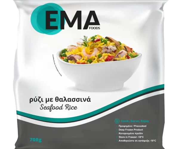 ρυζι με θαλασσινά EMA Foods κατεψυγμένα τρόφιμα, θαλασσινά, λαχανικά, κρεατοσκευάσματα, αρτοσκευάσματα
