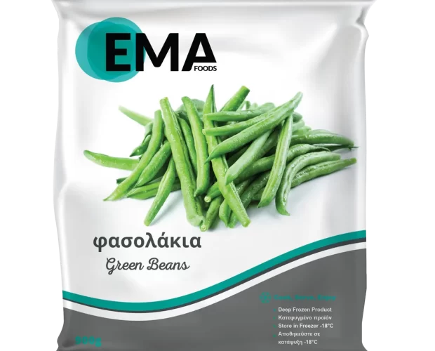 φασολάκια EMA Foods κατεψυγμένα τρόφιμα, θαλασσινά, λαχανικά, κρεατοσκευάσματα, αρτοσκευάσματα