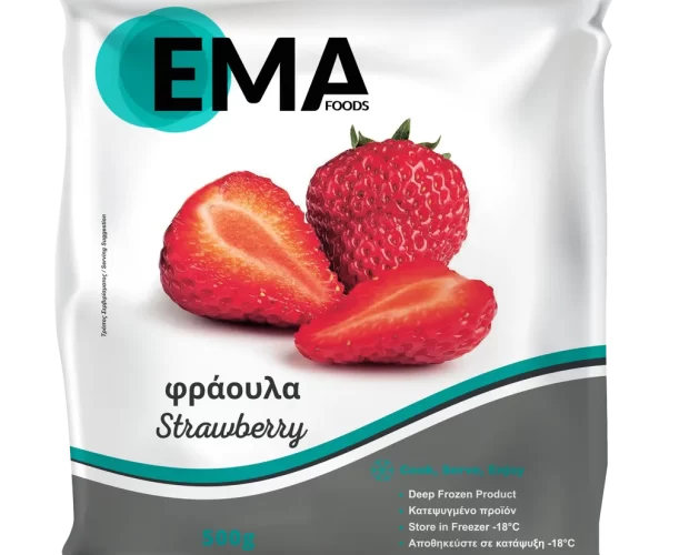 φράουλα EMA Foods κατεψυγμένα τρόφιμα, θαλασσινά, λαχανικά, κρεατοσκευάσματα, αρτοσκευάσματα