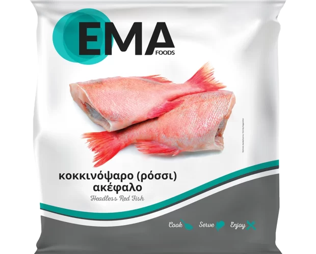κοκκινόψαρο ροσσι ακέφαλο EMA Foods κατεψυγμένα τρόφιμα, θαλασσινά, λαχανικά, κρεατοσκευάσματα, αρτοσκευάσματα